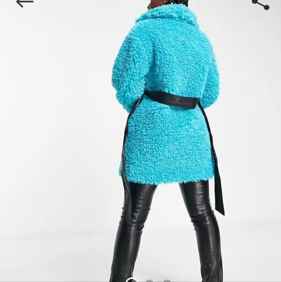Turquoise coat - Picture 2 of 2